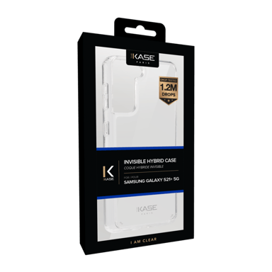 Guscio ibrido invisibile per Samsung Galaxy S21+ 5G, trasparente