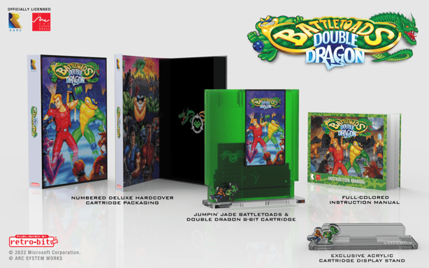 Battletoads & Double Dragon Limited Collector Edition Cartouche NES