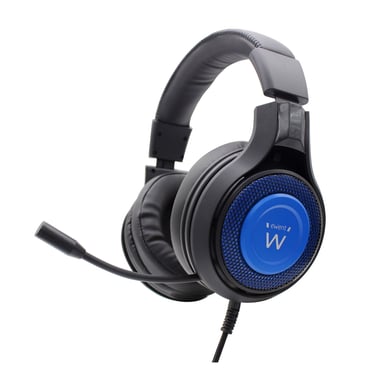 Ewent PL3322 Auricolare/Cuffia cablata Minerve Jouer Nero, Blu