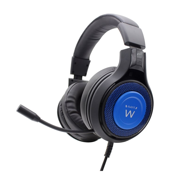 Casque Ewent PL3322 – Casque de Jeu Avec Fil, Microphone Flexible 50 mm