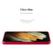 Coque pour Samsung Galaxy S22 ULTRA en METALLIC ROUGE Housse de protection Étui en silicone TPU flexible