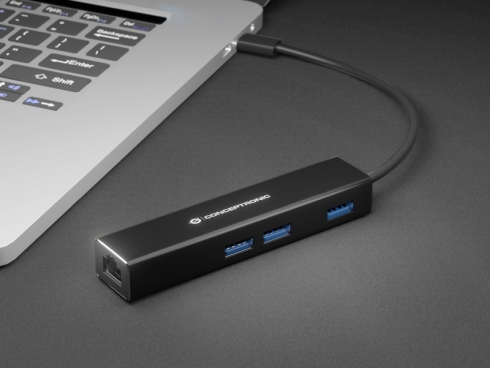 Conceptronic DONN07B station d'accueil USB 3.2 Gen 1 3.1 Gen 1 Type C Neuf - vue 6