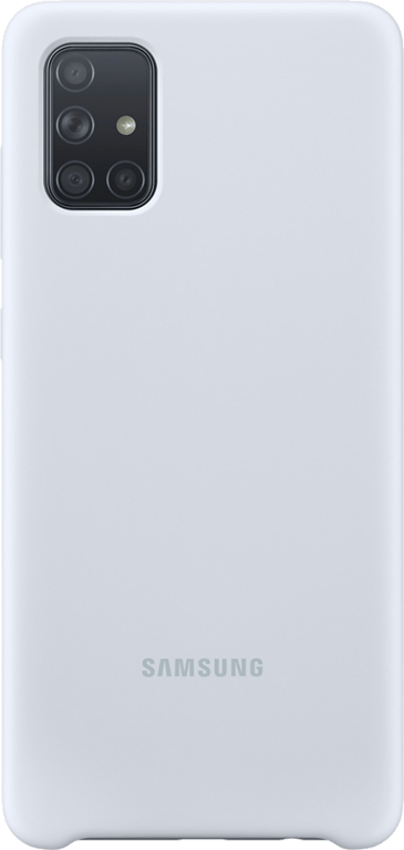 Coque Silicone Samsung A71 Silver