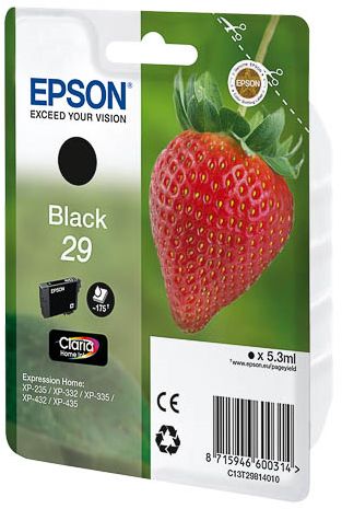 Epson 29 5.3 ml original emballage coque avec alarme radioélectrique/ acoustique cartouche d'encre pour Expression Home XP 235 245 247 255 332 335 342 345 432 435 442... - vue 5