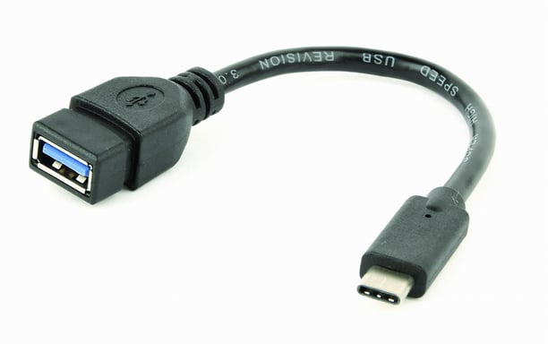 Gembird A-OTG-CMAF3-01 câble USB 0,2 m USB C USB A Noir