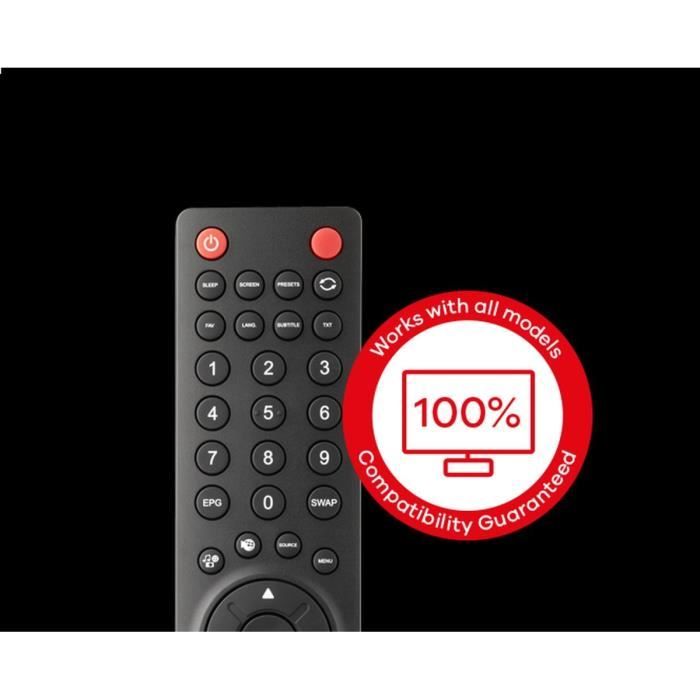 Télécommande universelle ONE FOR ALL URC1921 Compatible avec TV Sharp Design élégant Couleur - vue 4