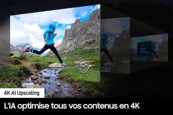 Samsung TV AI QLED 55'' Q80D 2024, 4K