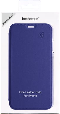 Custodia per iPhone 12 Pro Max premium in pelle con retro Cristal