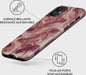 Burga Funda trasera para iPhone 12 Tough Motifs Tender Kiss Multicolor