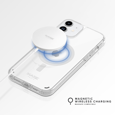 Guscio antibatterico invisibile antiurto magnetico per Apple iPhone 12 mini, trasparente