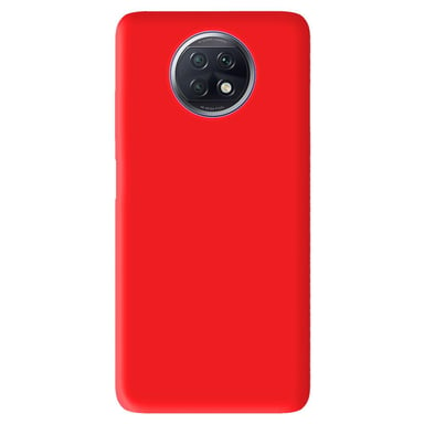 Coque silicone unie Mat Rouge compatible Xiaomi Redmi Note 9T 5G