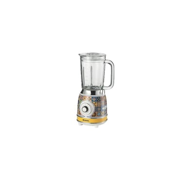 Blender Ariete Vintage Bol en Verre Positano 583POS Jaune 1000W 1,5L