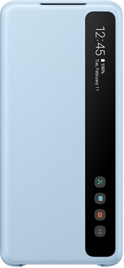 Folio Clear View Cover Bleu pour Samsung G S20+ Samsung