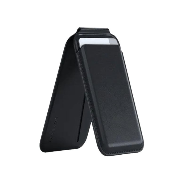 Porte carte MagSafe pour iPhone avec Fonction Support en Cuir Neuf - vue 10