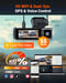 Vantrue N5S Dashcam 4-Canaux 360° WiFi, STARVIS 2, Vision Nocturne IR, 2.7K+1080P*2+1440P Caméras Avant/Arrière/Intérieure, Contrôle Vocal, GPS, Mode Stationnement 24H