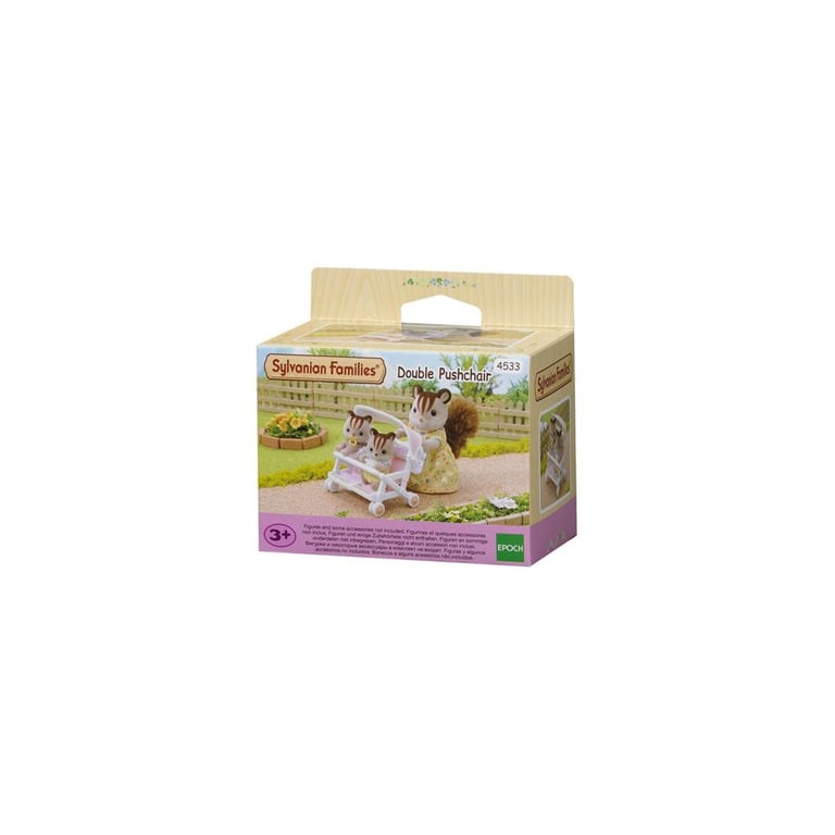 Poussette double Sylvanian Families - Neuf