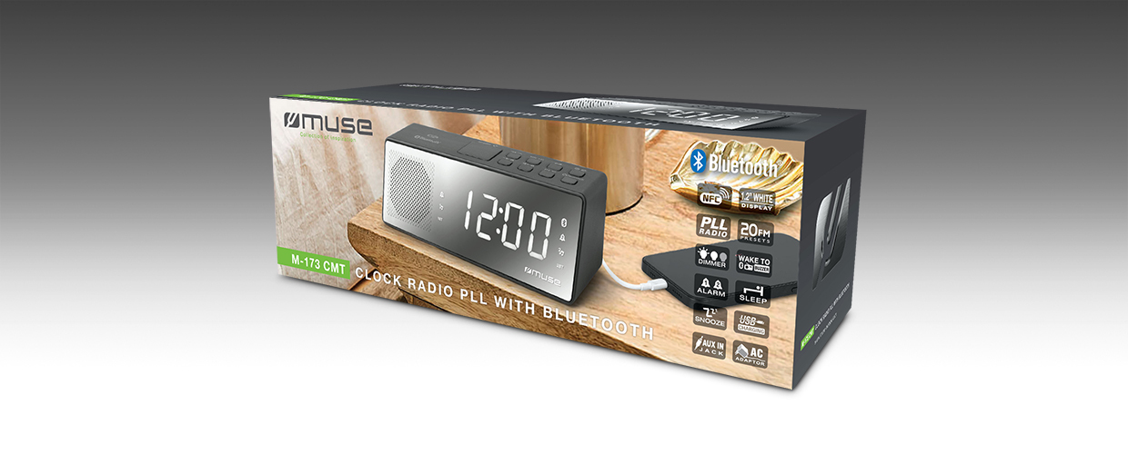 Radio réveil Muse 173 CMT - vue 4