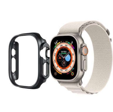 Coque boîtier noire dure antichoc de protection pour Apple Watch Ultra 2 49mm