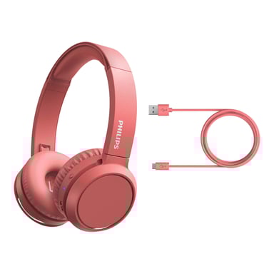 Philips - Cuffie senza fili - Supra aural, rosso