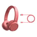 Philips - Cuffie senza fili - Supra aural, rosso