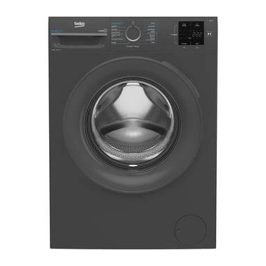 Lavadora abatible BEKO BM0WU38411FB - 8 kg - Inducción - L60cm - 1400 rpm - Clase A - Antracita