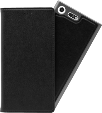 Funda y carcasa magnética 2 en 1 para Sony Xperia XZ Premium, Negro
