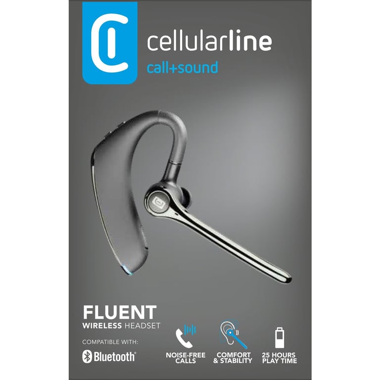 Cellularline FLUENT Écouteur Bluetooth® mono avec suppression du bruit ambiant Neuf - vue 2