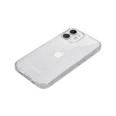 Coque hybride étincelante invisible pour iPhone Apple  12 mini, Transparente