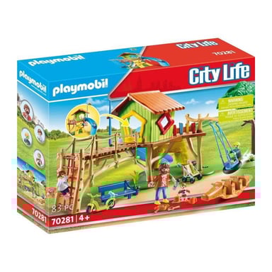 PLAYMOBIL - 70281 - Zona de juegos y niños