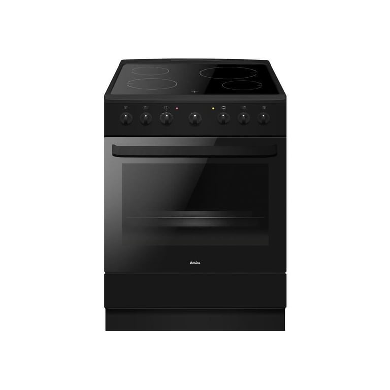 Cuisinière vitrocéramique AMICA ACV6003RN 4 feux 60 cm - vue 2