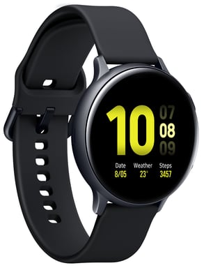 Galaxy Watch Active2 44 mm Cassa in alluminio nero - Bluetooth - Bracciale nero