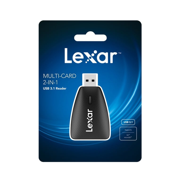 Lexar Card 2 in 1 USB 3.1 Reader lecteur de carte mémoire USB 3.2 Gen 1 3.1 Gen 1 Type A Neuf - vue 2