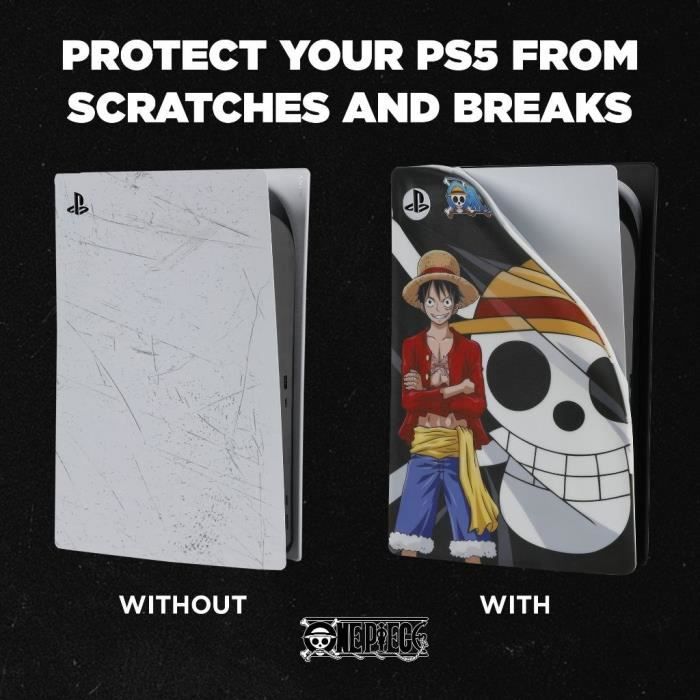 Couverture Silicone One Piece PS5 Antichocs Installation Facile - vue 4