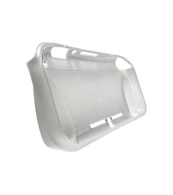 Funda protectora de silicona transparente SteelPlay para Switch Lite