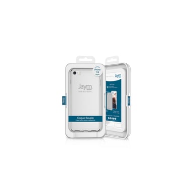 JAYM - Coque Souple Transparente pour Apple iPhone 7 / 8 / SE 2020 – Souple et résistante - Traitement Anti-jaunissement – Anti-bulles