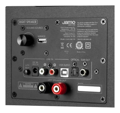 Jamo S 801 PM Blanc Avec fil &sans fil 60 W