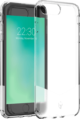 Coque renforcée iPhone 6 / 7 / 8 Plus PURE 1m Transparente + Garantie à vie Force Case