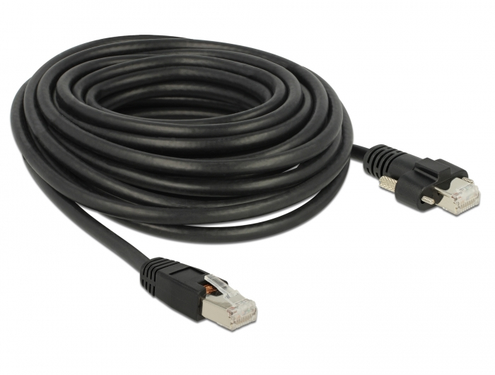 DeLOCK 85672 câble de réseau Noir 10 m Cat6 S/FTP (S-STP)