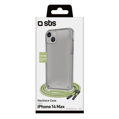 SBS TESCROPEIP1461G guscio protettivo per telefoni cellulari 15,5 cm (6.1'') Cover Verde, Trasparente Apple iPhone 14