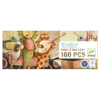 Puzzle Gallery - Paseo encantado con animales fantásticos