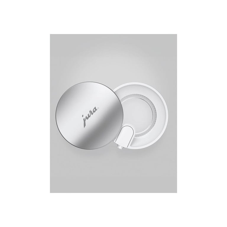 Carafe à lait JURA 24313 0 5 verre strié couvercle inox pivotant 2 adaptateurs silicone Neuf - vue 4