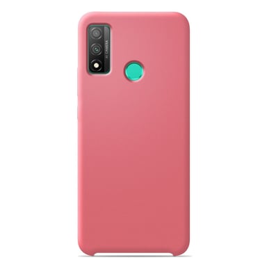 Coque silicone unie Soft Touch Rose compatible Huawei P Smart 2020
