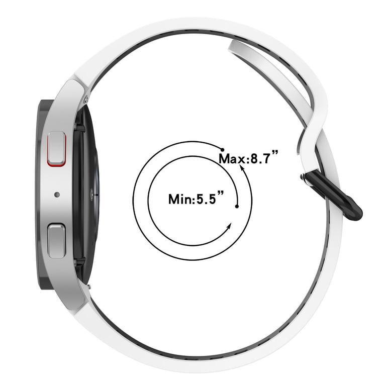 Bracelet de montre en silicone DarkBlue Samsung Galaxy Watch 3 41 mm44 Classic55 Pro Neuf - vue 3