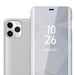 Coque pour Apple iPhone 11 PRO en AGATE ARGENT Clear View Housse de protection Étui de protection miroir avec fonction de support Protection à 360 degrés