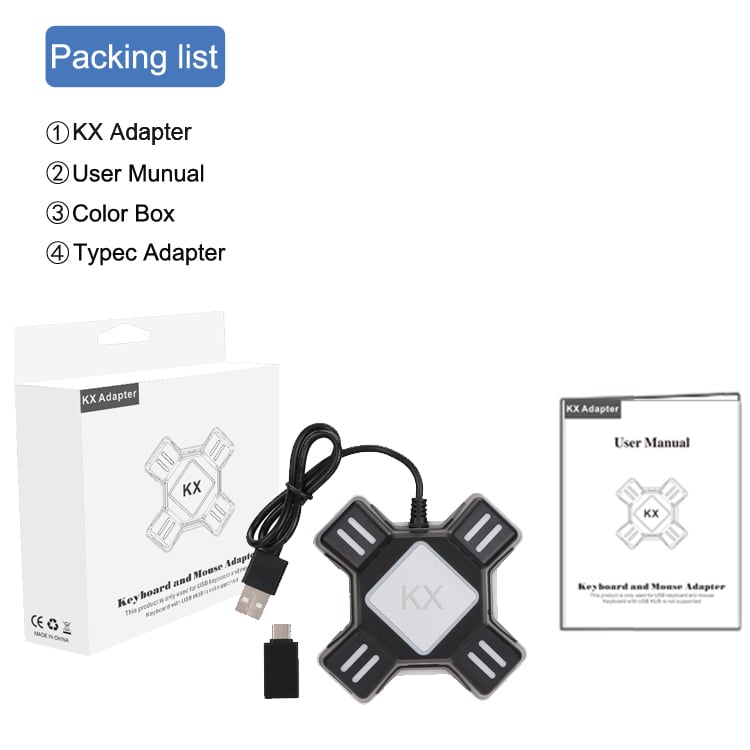 Adaptateur pour et clavier pour Switch Xbox One PS34 Neuf - vue 3