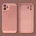 Funda de teléfono Moozy VentiGuard para iPhone 11, rosa pastel, 6,1 pulgadas - Funda transpirable con patrón perforado para la circulación del aire, ventilación, funda de teléfono anti-sobrecalentamiento.