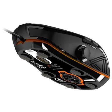 Lexip Np93 Neptunium Alpha Mouse cablato per videogiocatori (nero)