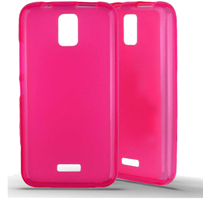 Coque silicone unie compatible Givré Rose Huawei Y3 Y360