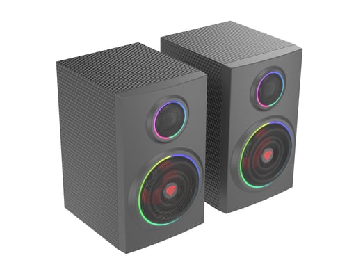 GENESIS Helium 300 BT conjunto de altavoces 24 W PC/ordenador portátil Negro 2.0 canales De 2 vías Bluetooth