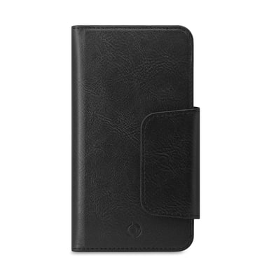 Celly Duomo XXL funda para teléfono móvil 16,5 cm (6.5'') Libro Negro